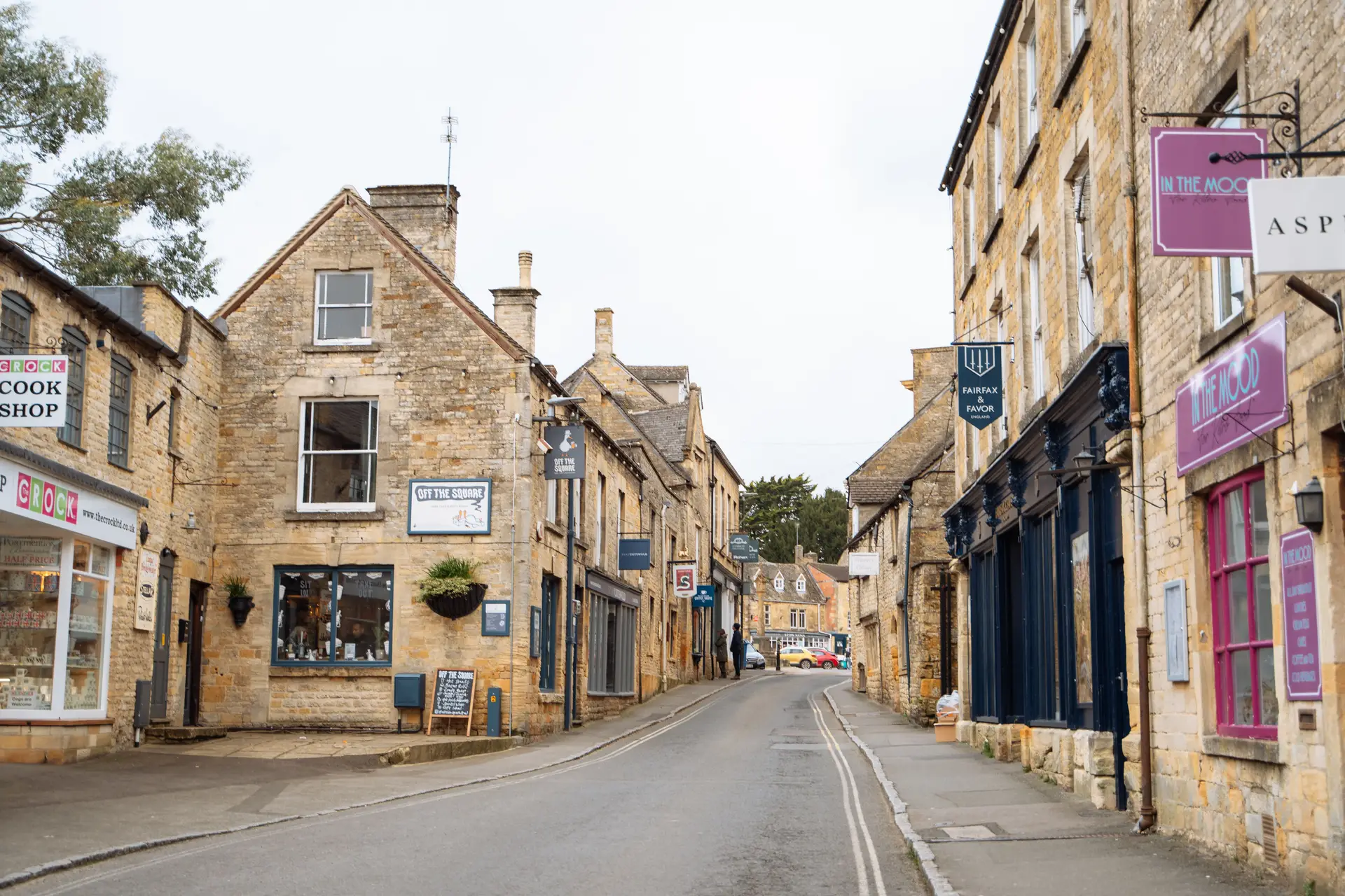 Cotswold village historic stone architecture