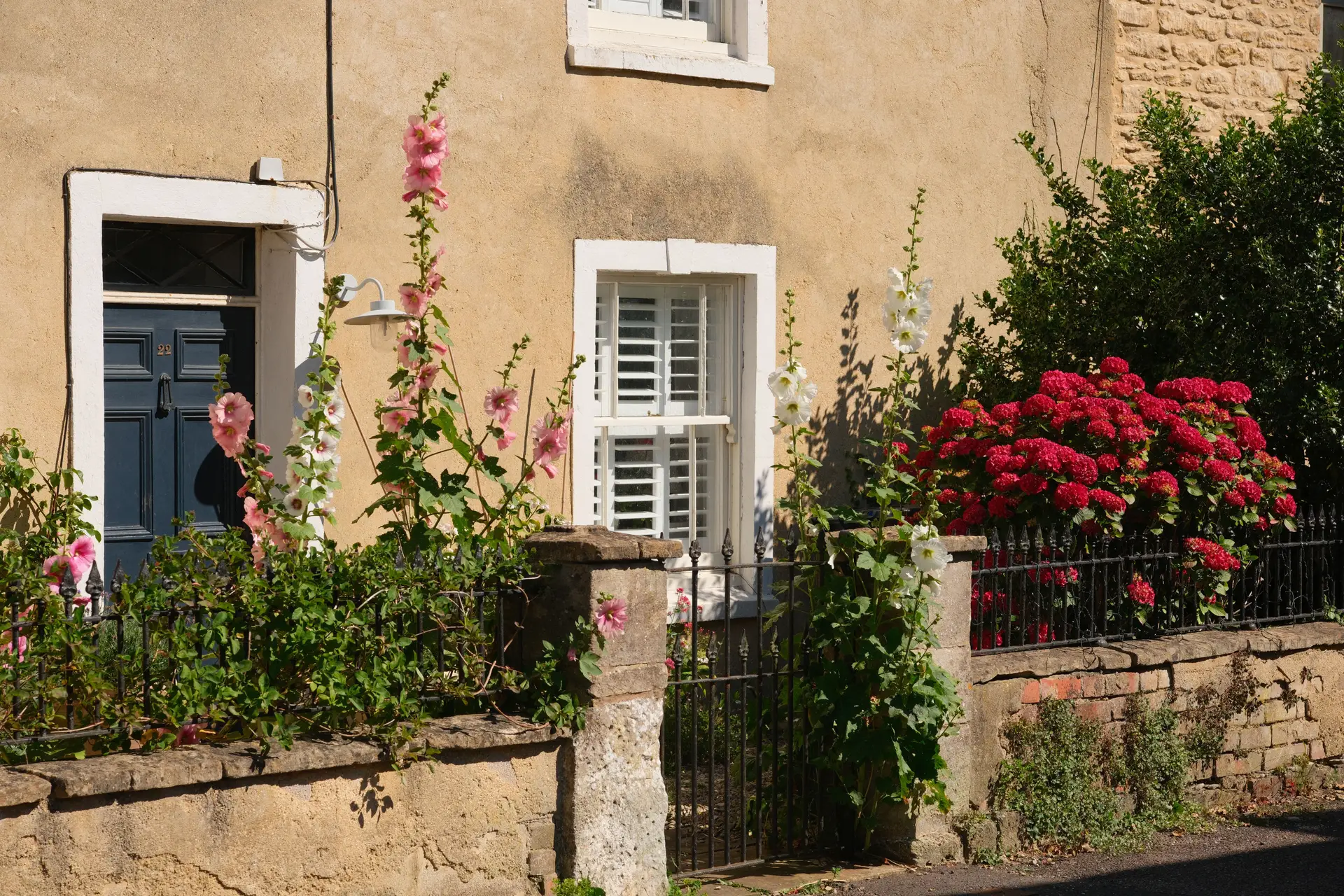 English garden cottage entrance